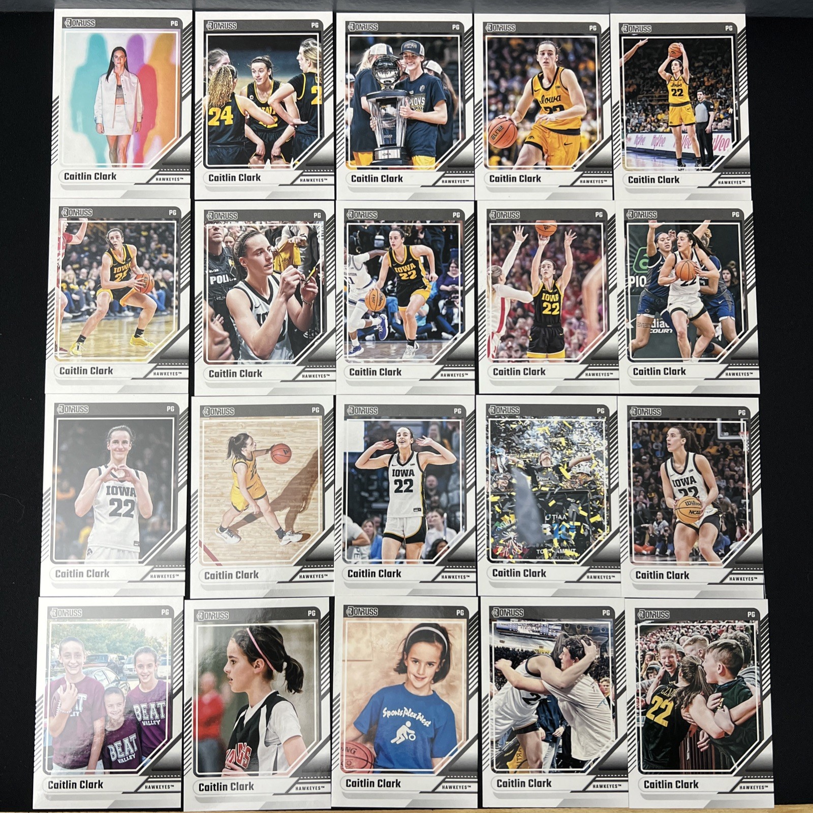 2024 Panini Caitlin Clark Collection Complete Set & Record Breaker (51 Cards)