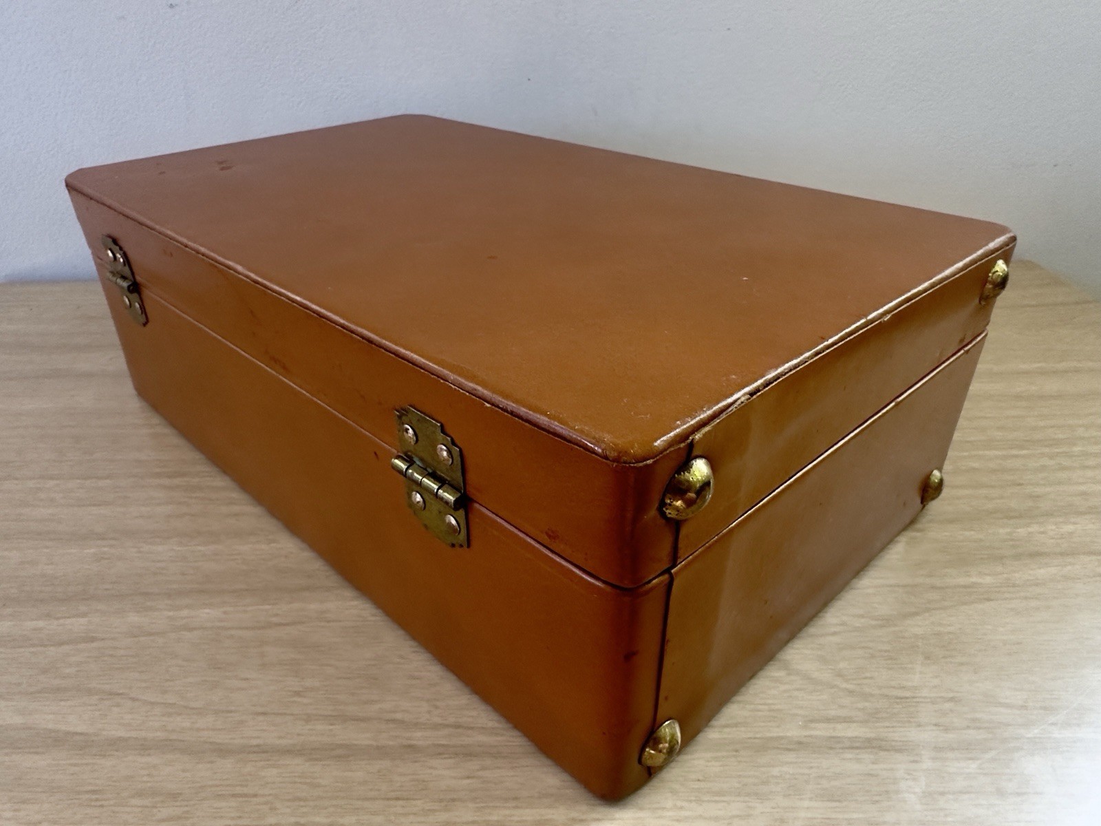 Vintage Trav-L-Bar Portable Cocktail Case • Complete With Barware & Key • MCM