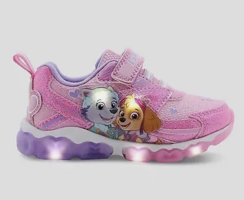 Nickelodeon Toddler Girls' PAW Patrol Light Up Sneakers Pink - CHOOSE SIZE