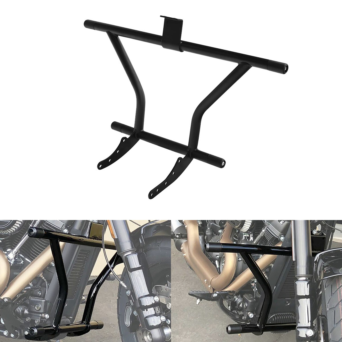 Engine Guard Crash Bar Fit For Harley Softail Street Bob Fat Bob 2018-2024