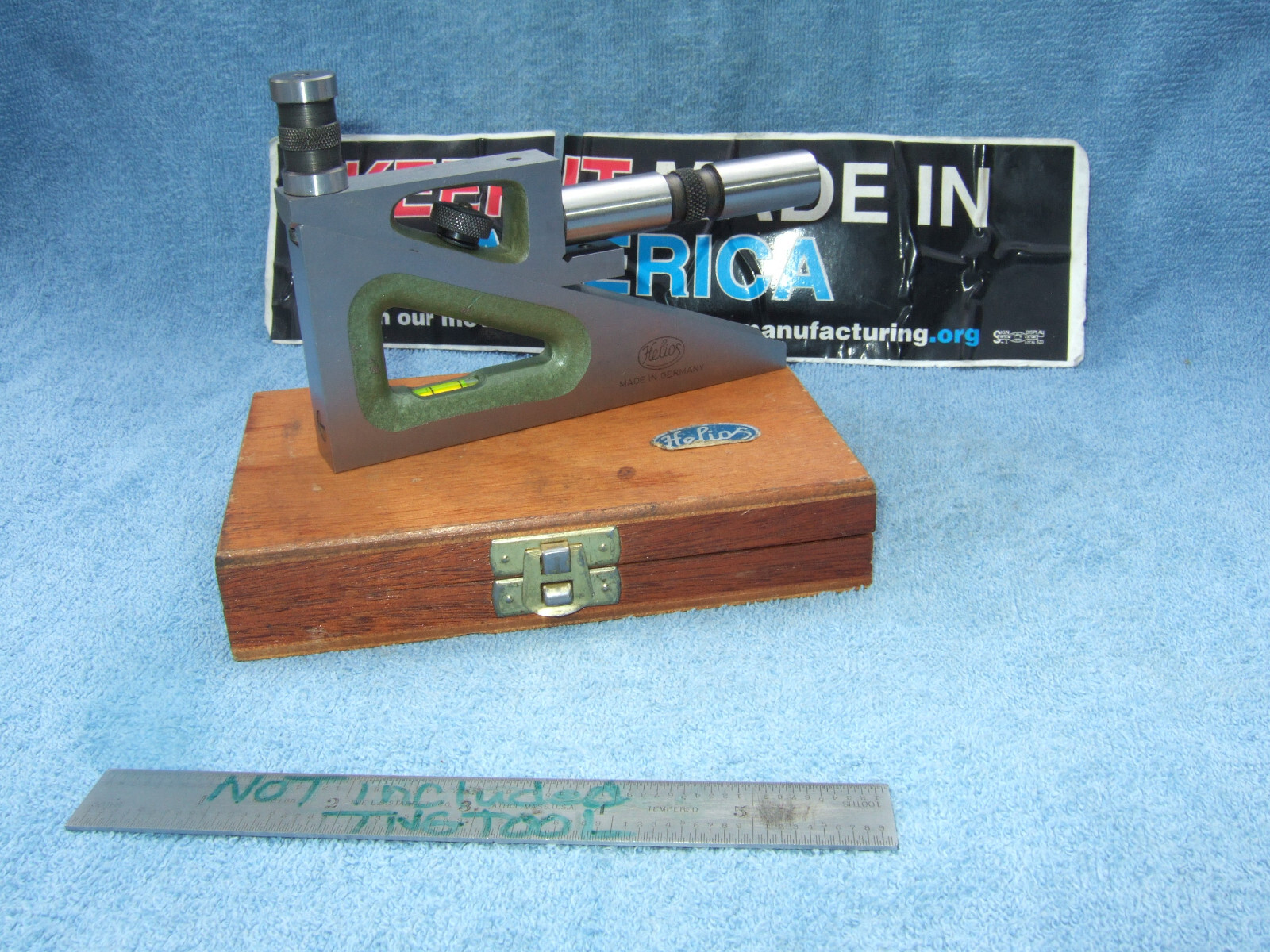 HELIOS GERMAN MADE PLANER GAGE W/CASE MACHINIST TOOLMAKER No.4 MANY MORE US HERE