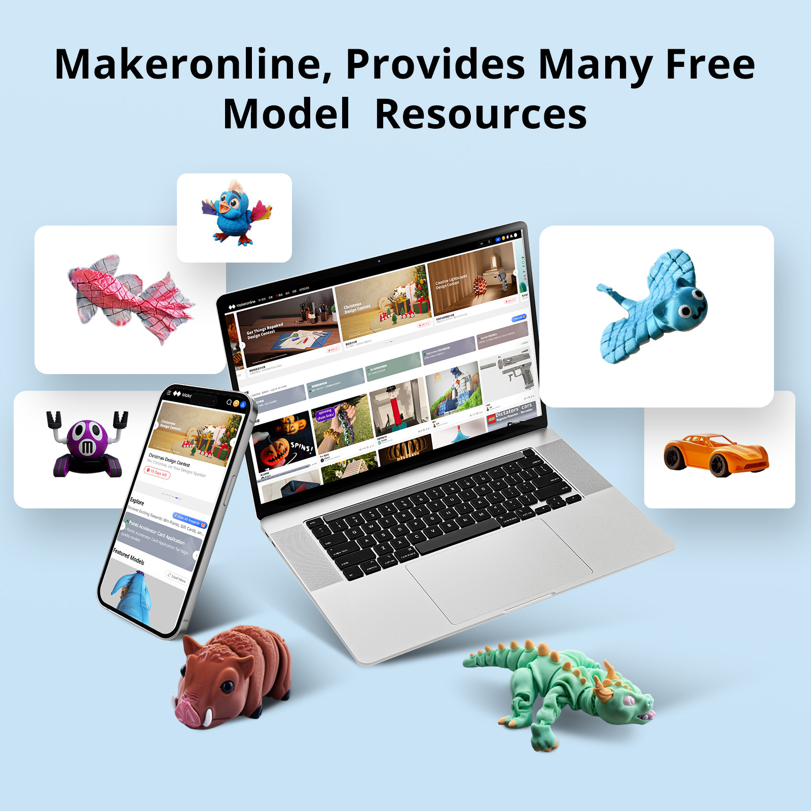 【Refurbished 90%】ANYCUBIC Kobra S1 Combo FDM 3D Printer CoreXY Multi-color Print