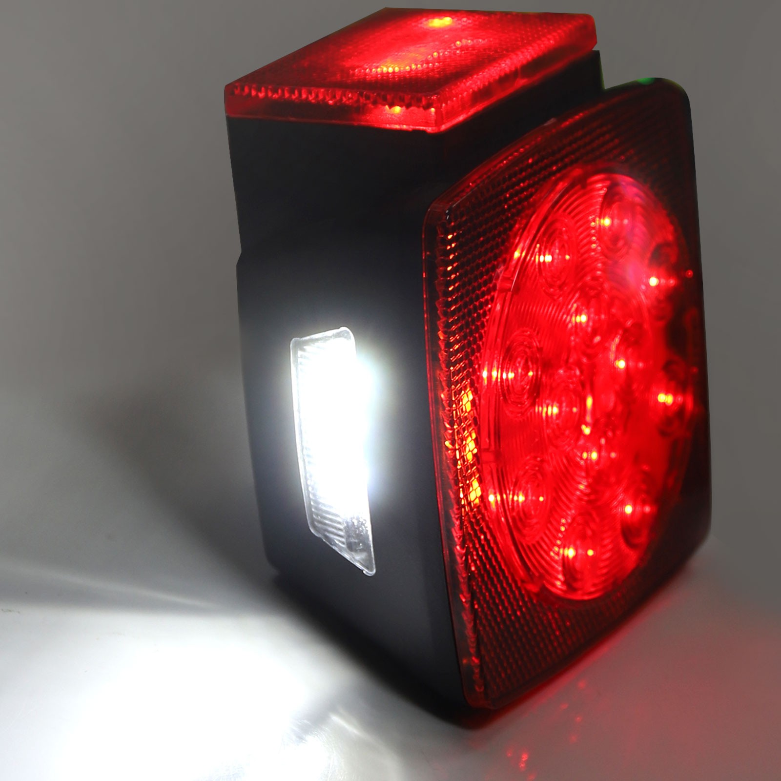 Rear Led Submersible Trailer Tail Lights Kit Boat Marker Truck Waterproof US