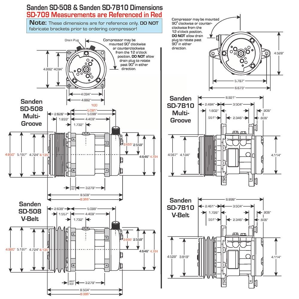 Vintage Air 15410-VCB Side Mount A/C Compressor Bracket, SBC, LH
