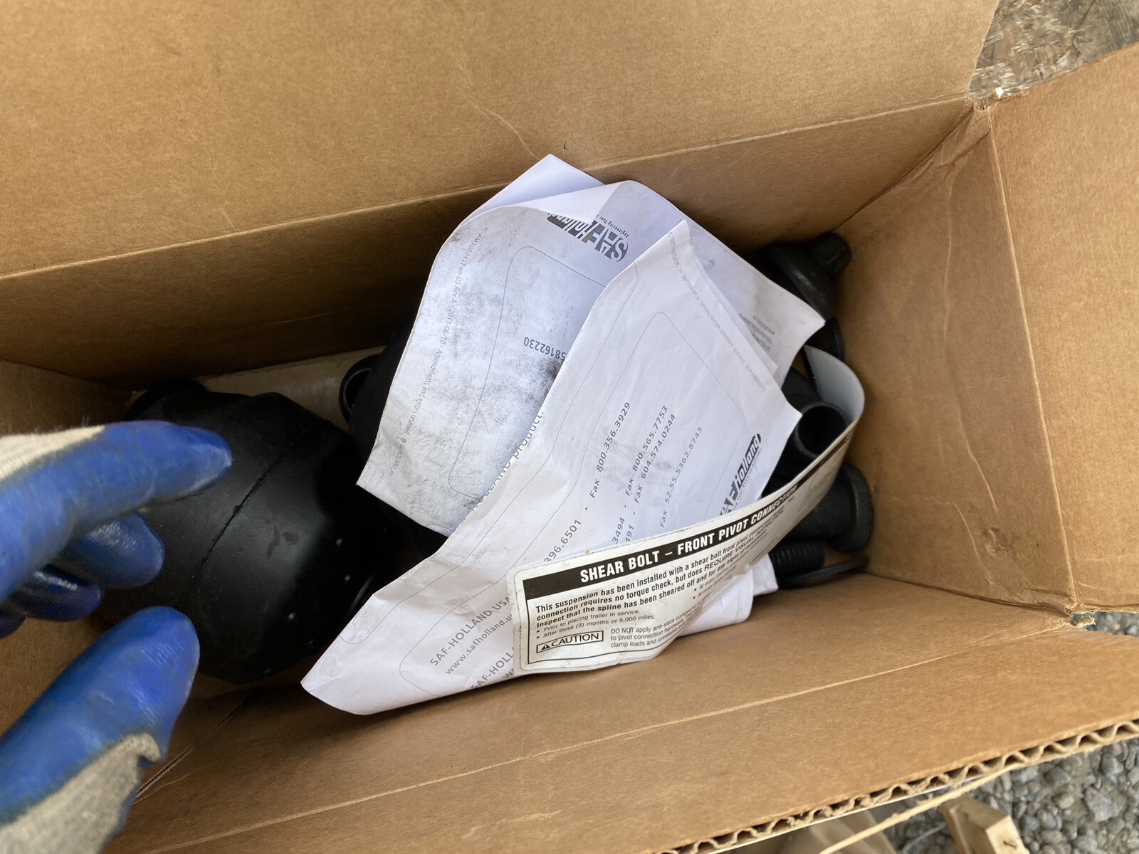 1cs SAF Holland 48100695 SRK-829 Pivot Bushing Kit