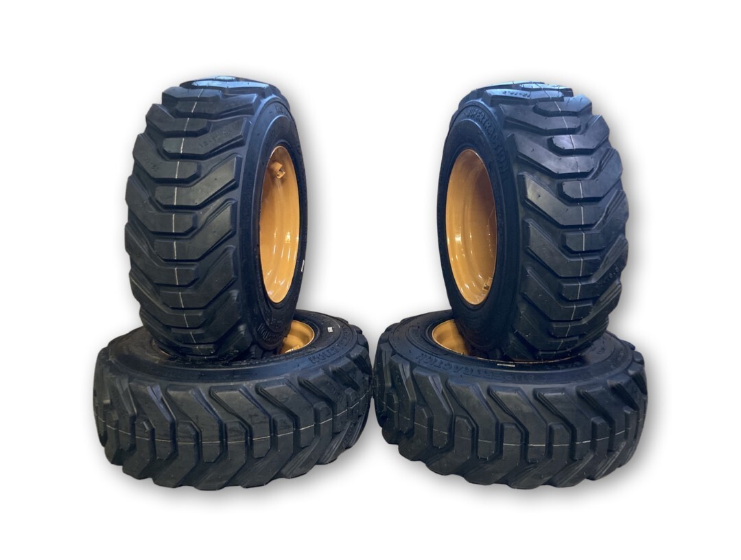 12-16.5 HD Skid Steer Tires/Wheels/Rims-12X16.5 for Case 1845, 1845C, etc. 14PLY