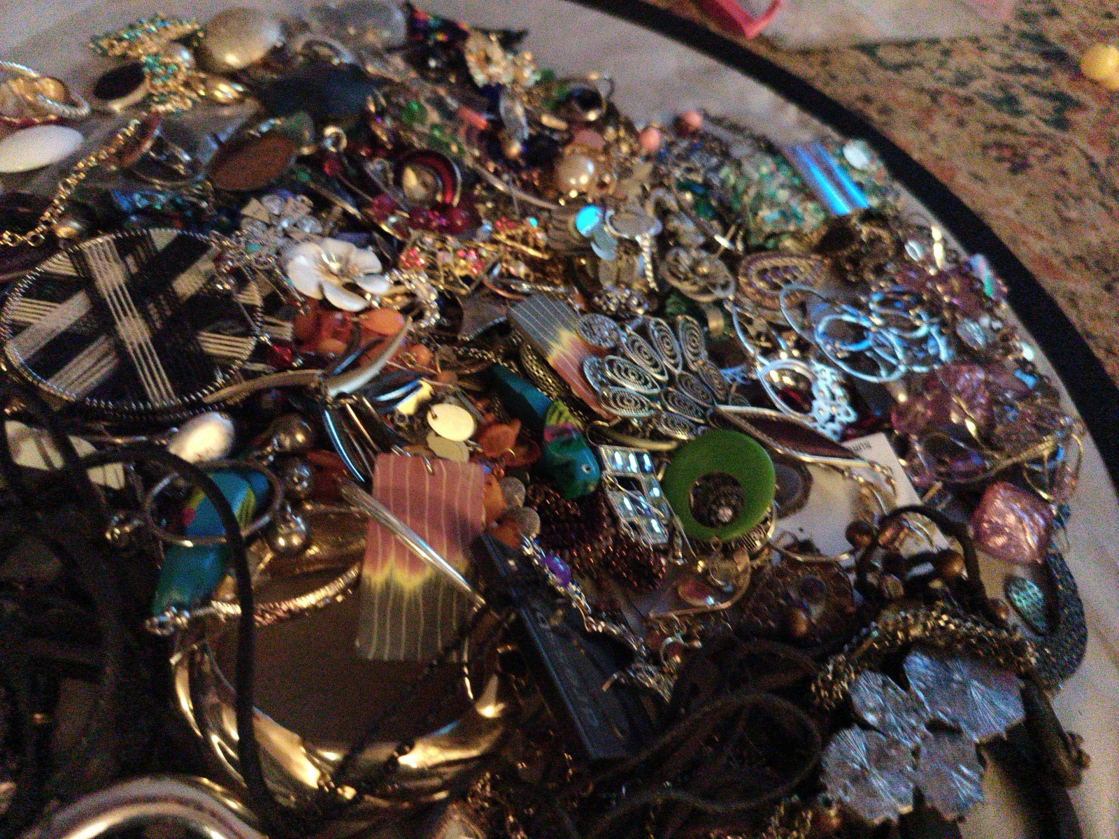 1+Lbs Fashion Jewelry Lot Vintage/Now Assorted Variety +Styles Random Selection