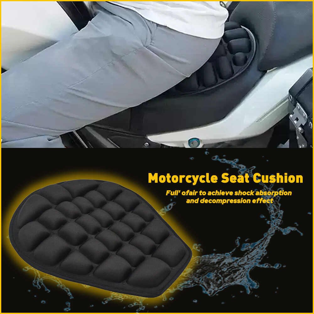 Rider Passenger Seat Cushion Seat Cover Seat Pad For Harley Touring Black OXILAM