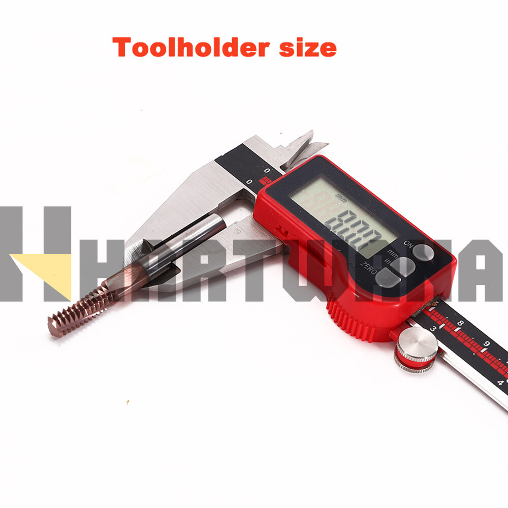 3/8-16 UN Carbide Thread Mill TiAlN Coated Full Tooth CNC Milling Thread Cutter