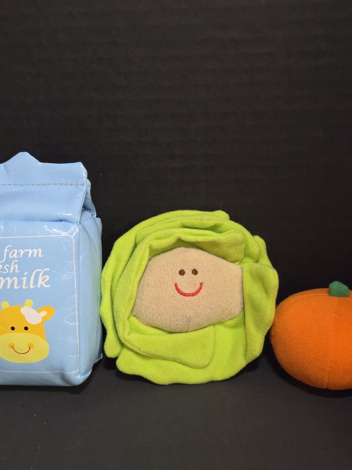 Lil' Shopper Toy Kids Food Play 9 Pieces Banana. Pineapple, Milk, Cabbage