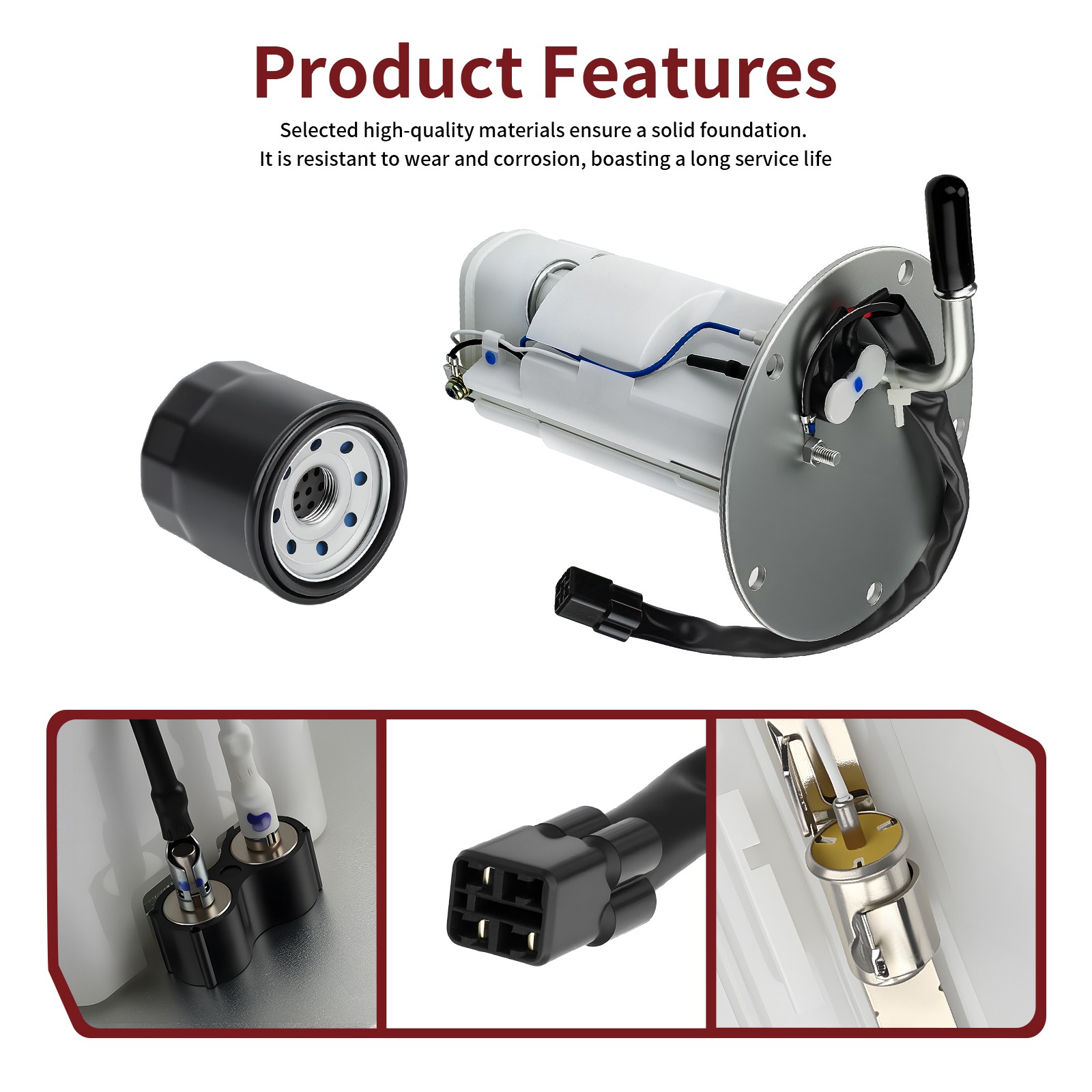 2006-2024 For Kawasaki Vulcan 900 Classic VN900B LT VN900D Fuel Pump +Oil Filter