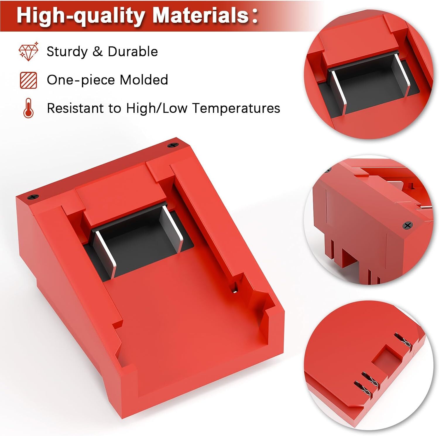 Battery Adapter for Stacyc 12" and 16" Fit for Mil.Waukee 18v Batteries