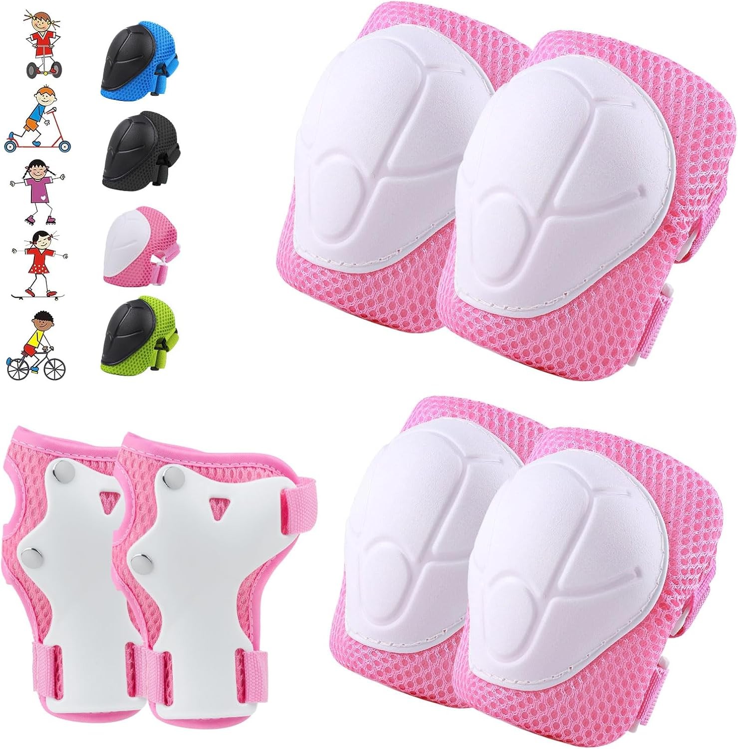 Kids Protective Gear Knee Pads for Kids Protective Gear Set Knee & Elbow Pads