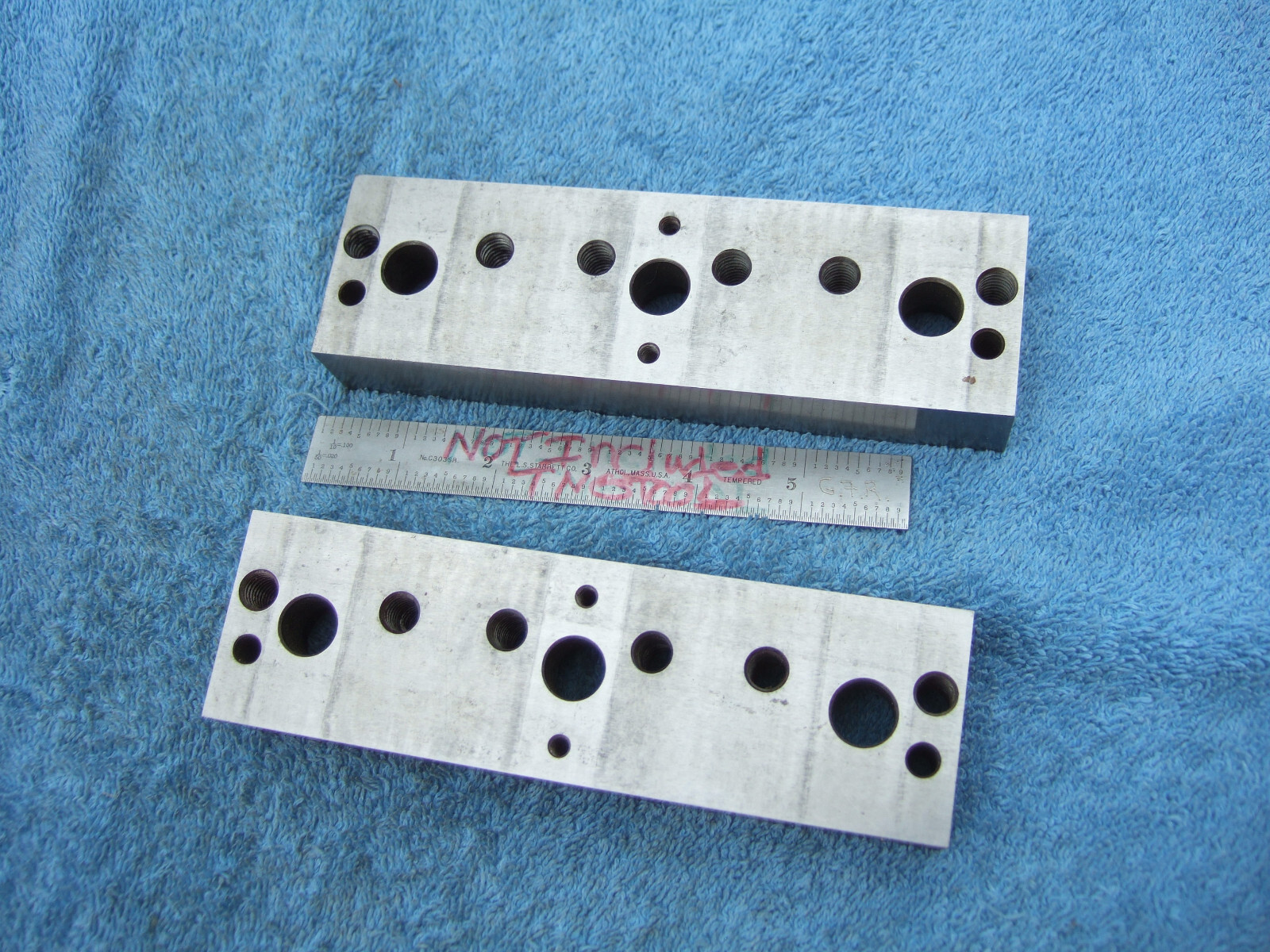 PARALLELS STEP (2) BLOCKS TAPPED MACHINIST TOOLMAKER PRECISE SURFACE GRIND MILL