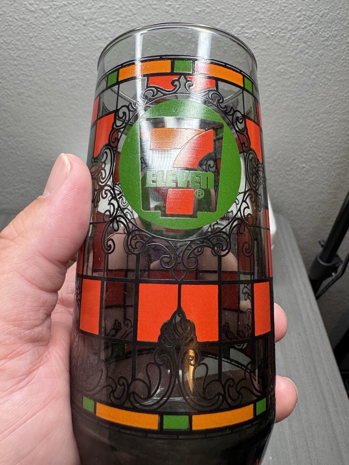 7-Eleven Vintage 1970s Drinking Glasses Lot Of 6 Collectible Glass