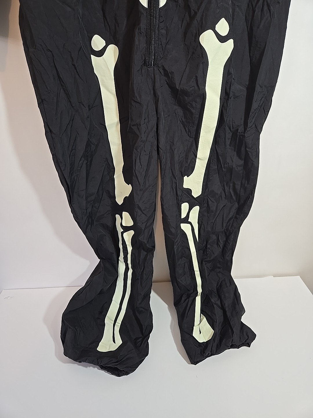 Zara Glow in the Dark Skeleton Zip Up Costume, New