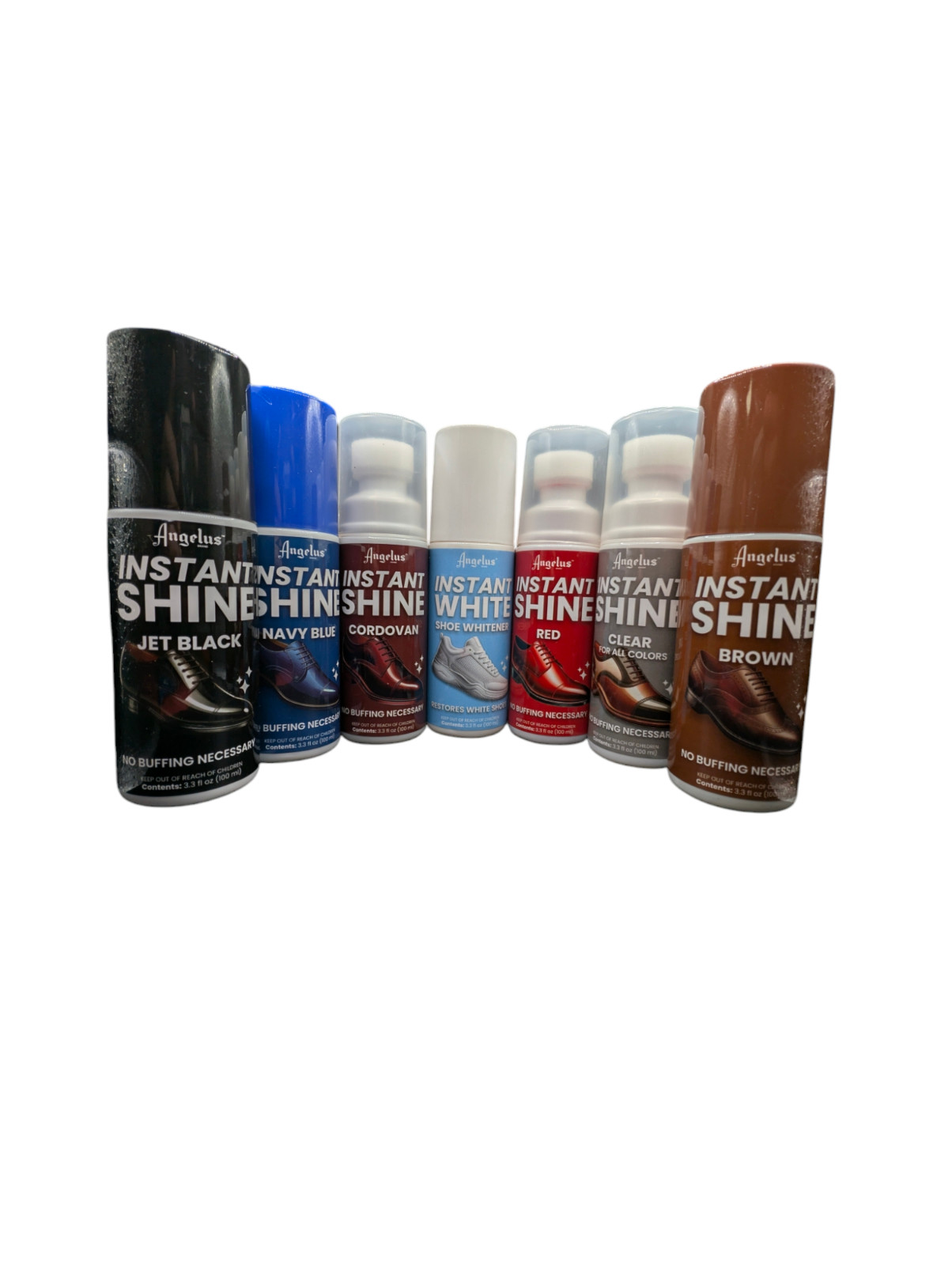 Angelus Instant Shoe, Boot High Gloss Shine LIQUID POLISH - Applicator Top