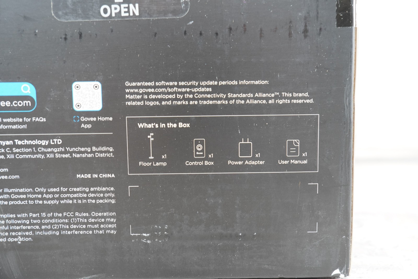 Govee Tree Floor Lamp, 3 Rotatable Lights with LuminBlend Technology H60B2