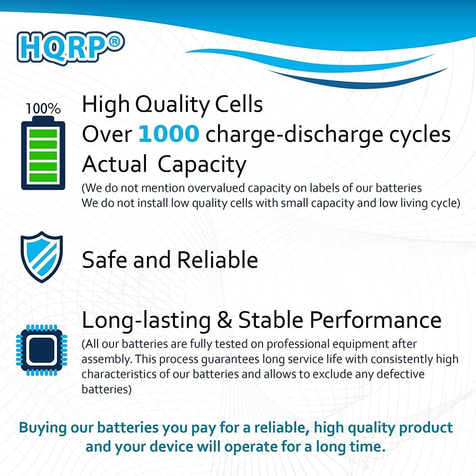 HQRP 1100mAh Battery for Garmin Nuvi 30 40 40LM 50 50LM 361-00056-00 3610005600