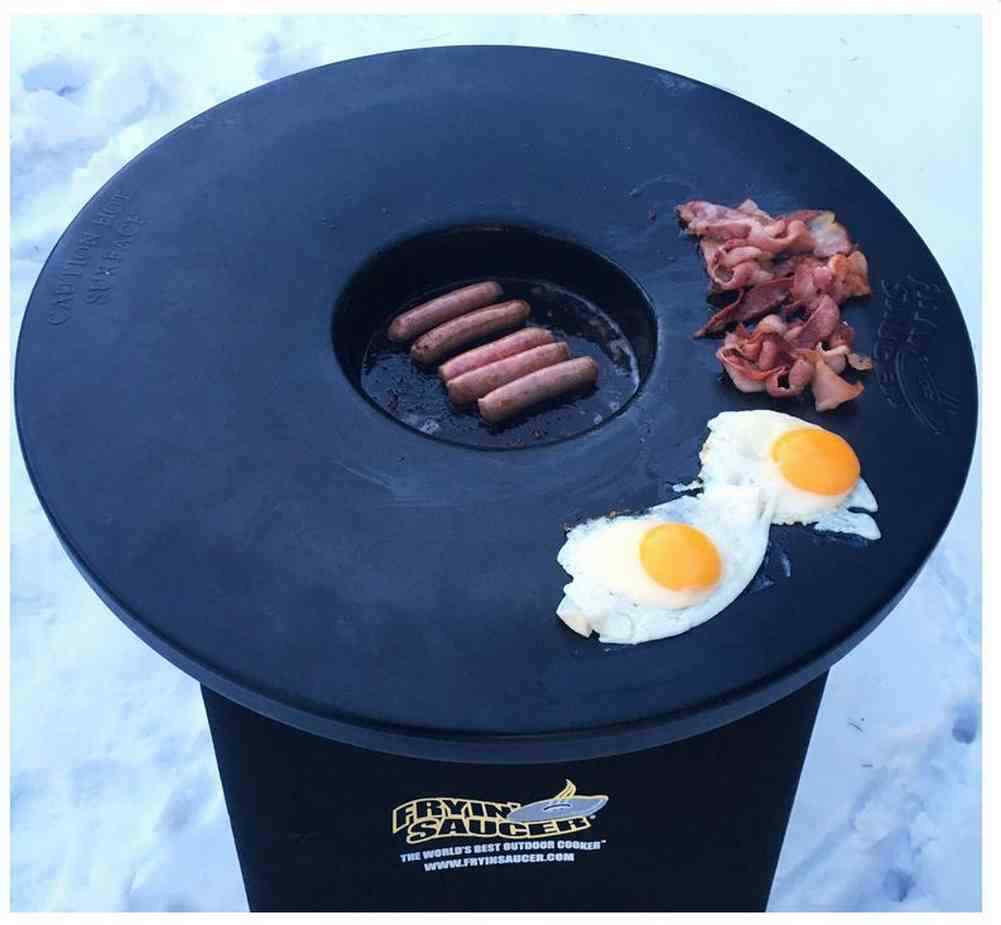 Fryin' Saucer Outdoor Portable Propane Deep Fryer, Camping Grill & More FS-1307