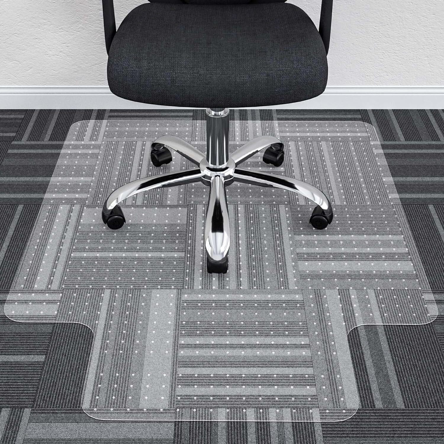 36"x48" Office Chair Mat Computer Desk Chair Mat for Carpet Floor w/Extended Lip