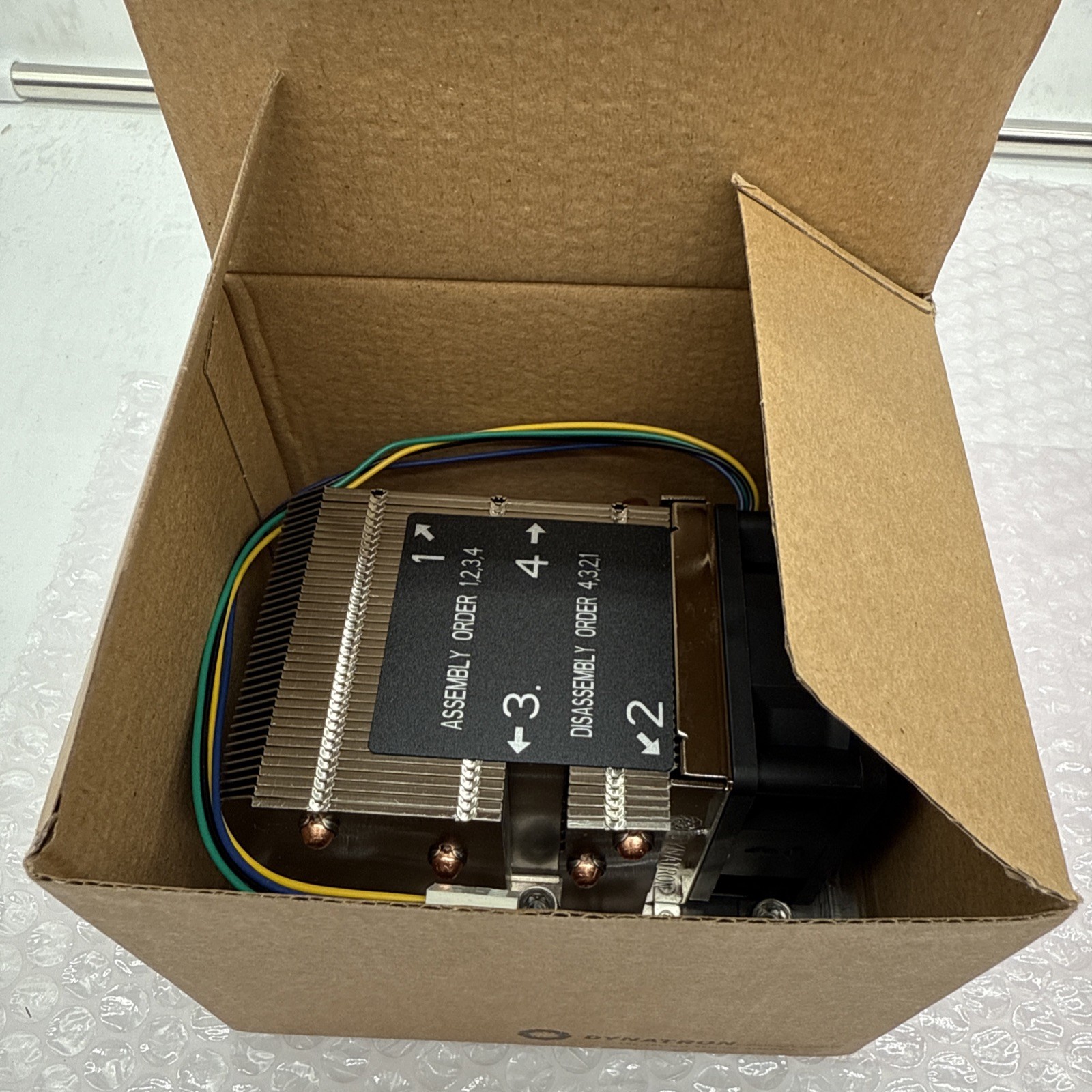 Dynatron B5 2U Server CPU Fan For Intel FCLGA3647 Narrow -New