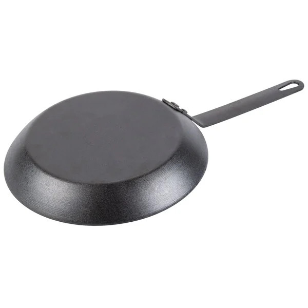 Lodge CRS12 French Style Pre-Seasoned 12" Carbon Steel Fry Pan