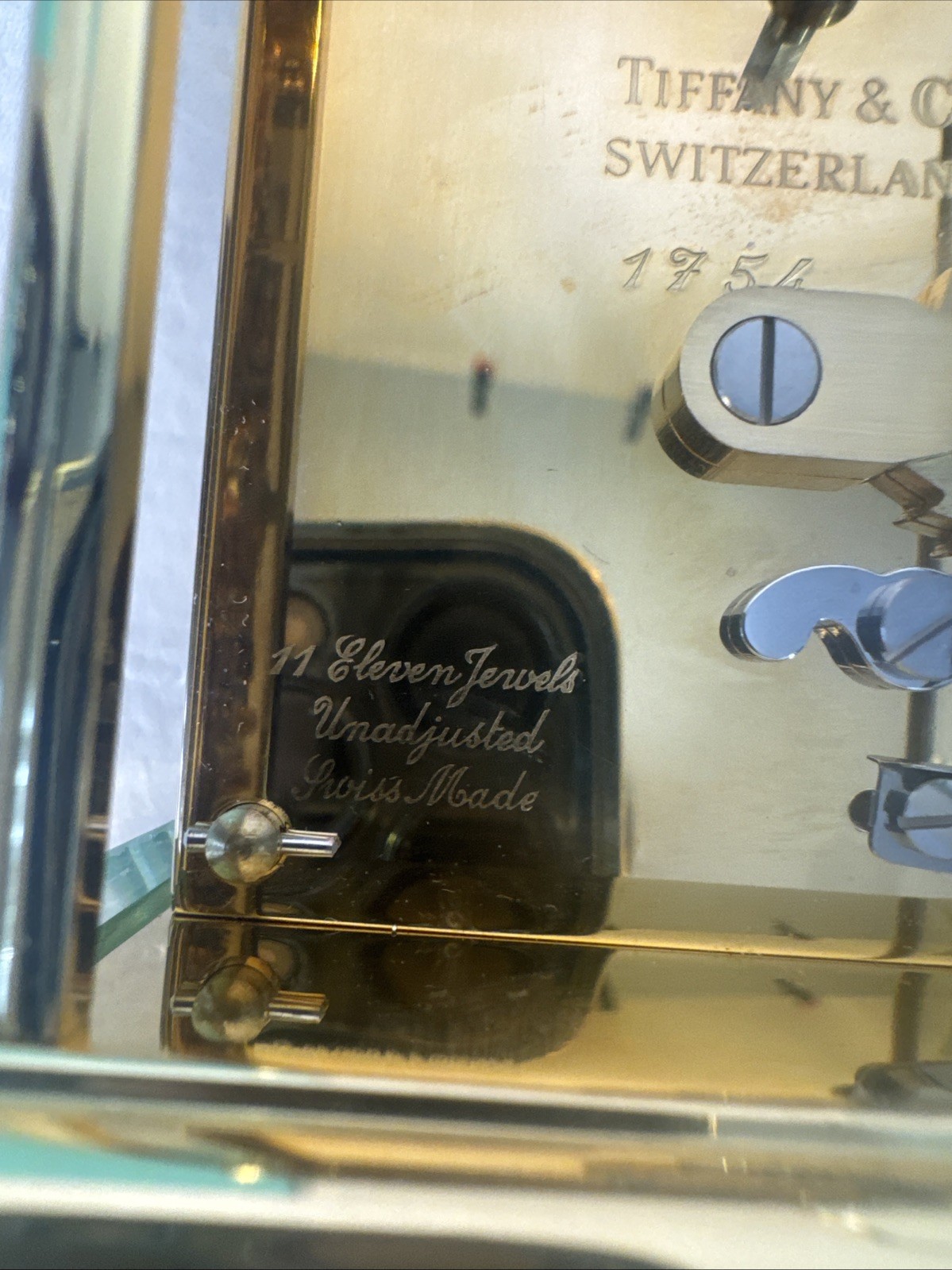 Tiffany & Co. Fine Carriage Clocks Matthew Noeman Switzerland #1754 CC