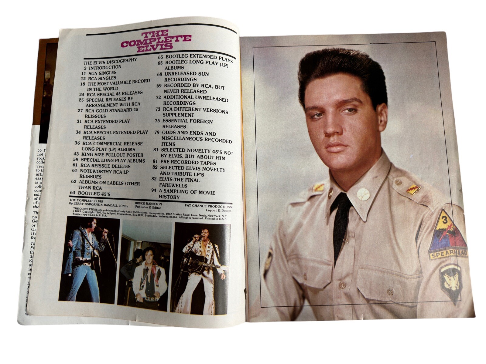 The Complete Elvis Magazine King Size Pullout Poster Vintage 1970s Memorabilia