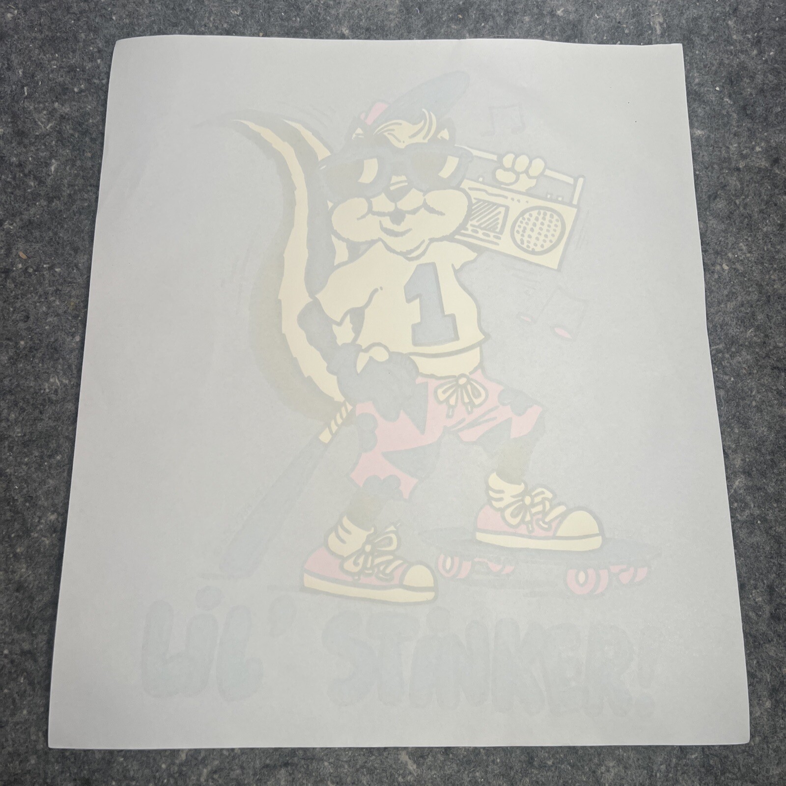 1988 Lil Stinker Vintage Heat Transfer Iron On for T-Shirts