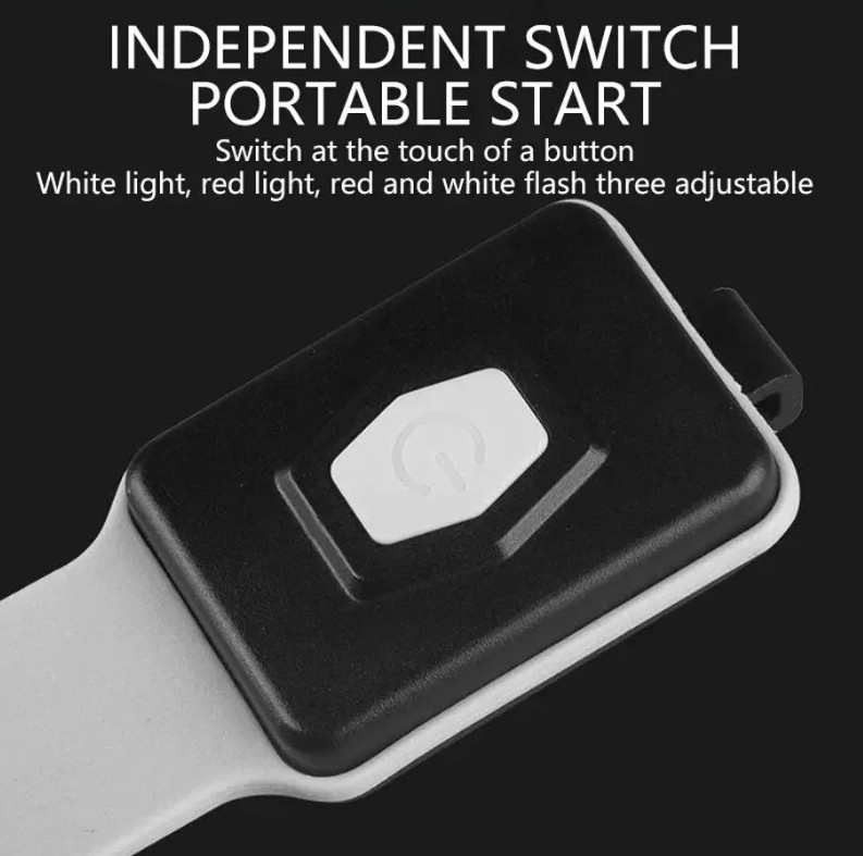 1pc COB LED Armband Light 500LM Rechargeable Safety Light for Running & Outdoor