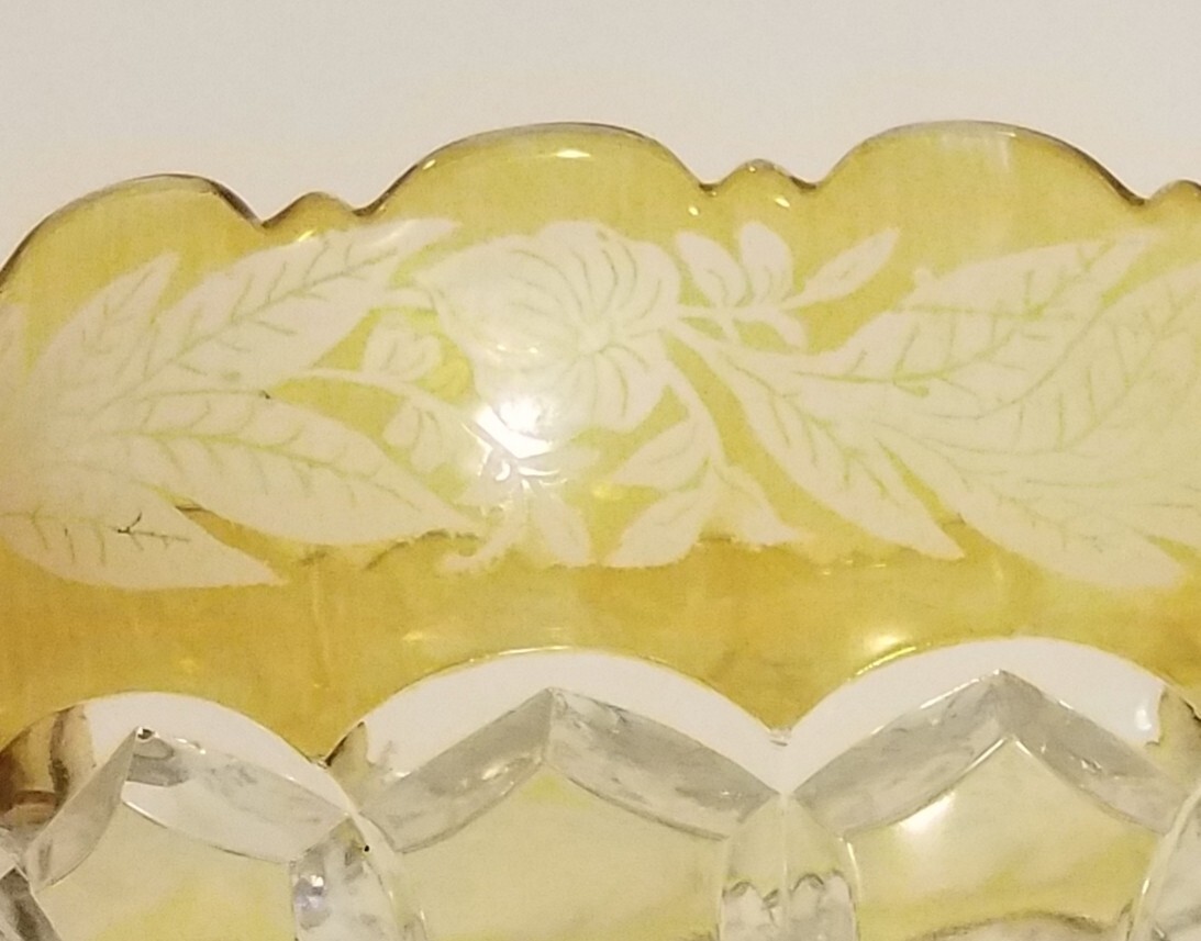 Bride's Basket glass bowl with elaborate silverplate holder