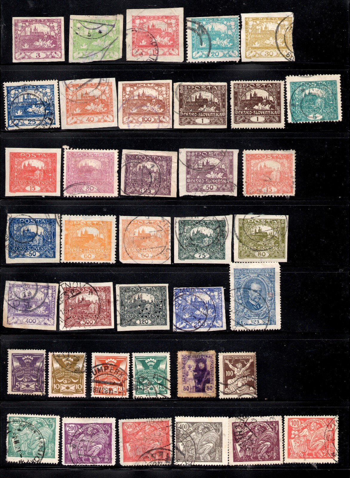 Czechoslovakia Assortment Vintage Used