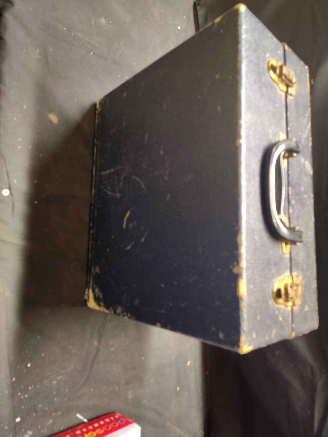 Vintage Portman Sewing Machine Compact Case Pedal Attachments