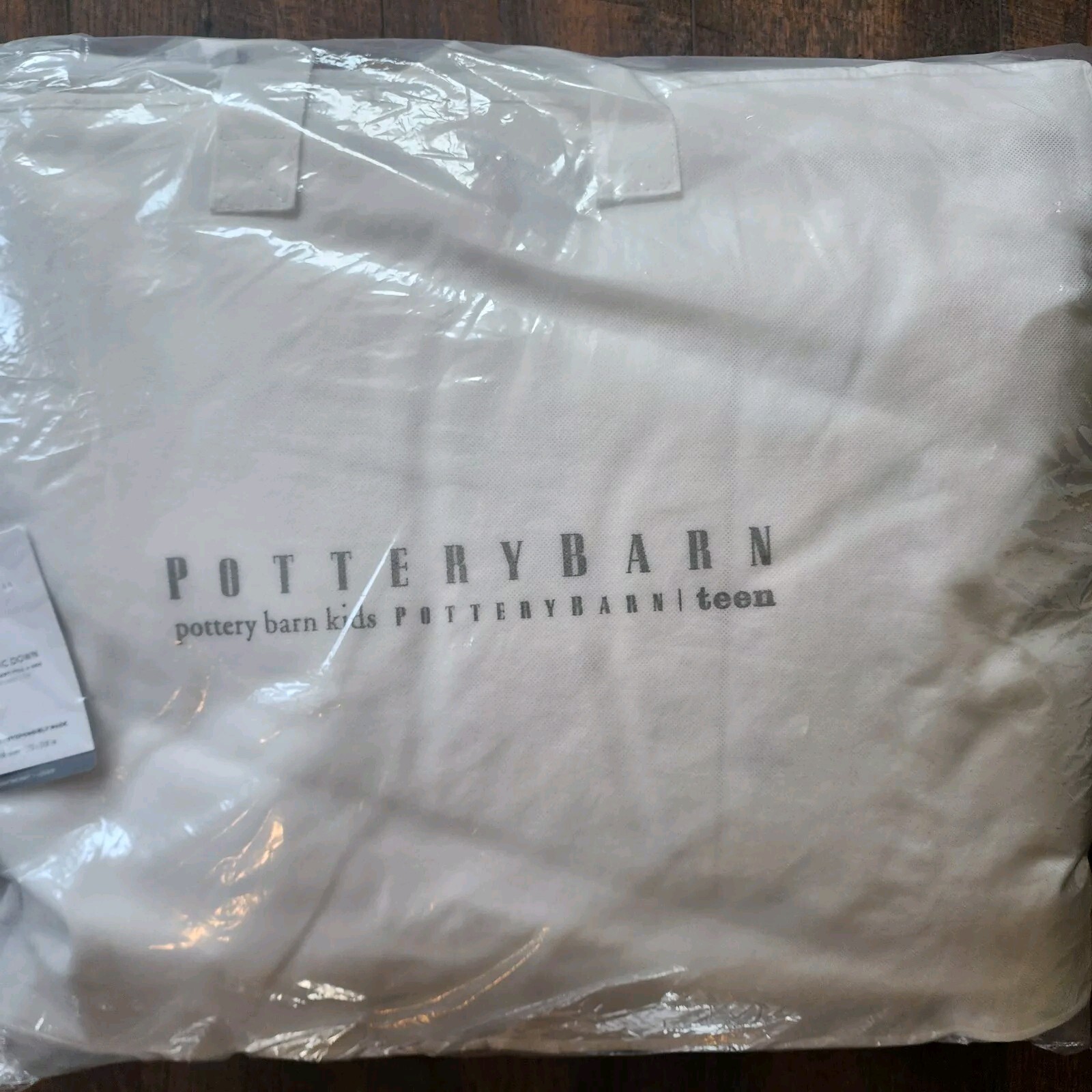 Pottery Barn Classic 550 FP White Down Duvet Insert TWIN XL Lightweight Dorm