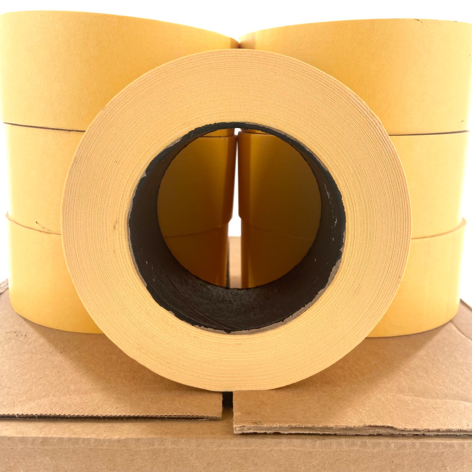 24 Rolls 2” X 60 Yards Yellow Automotive Painters Masking Tape BODYSHOP USA Made