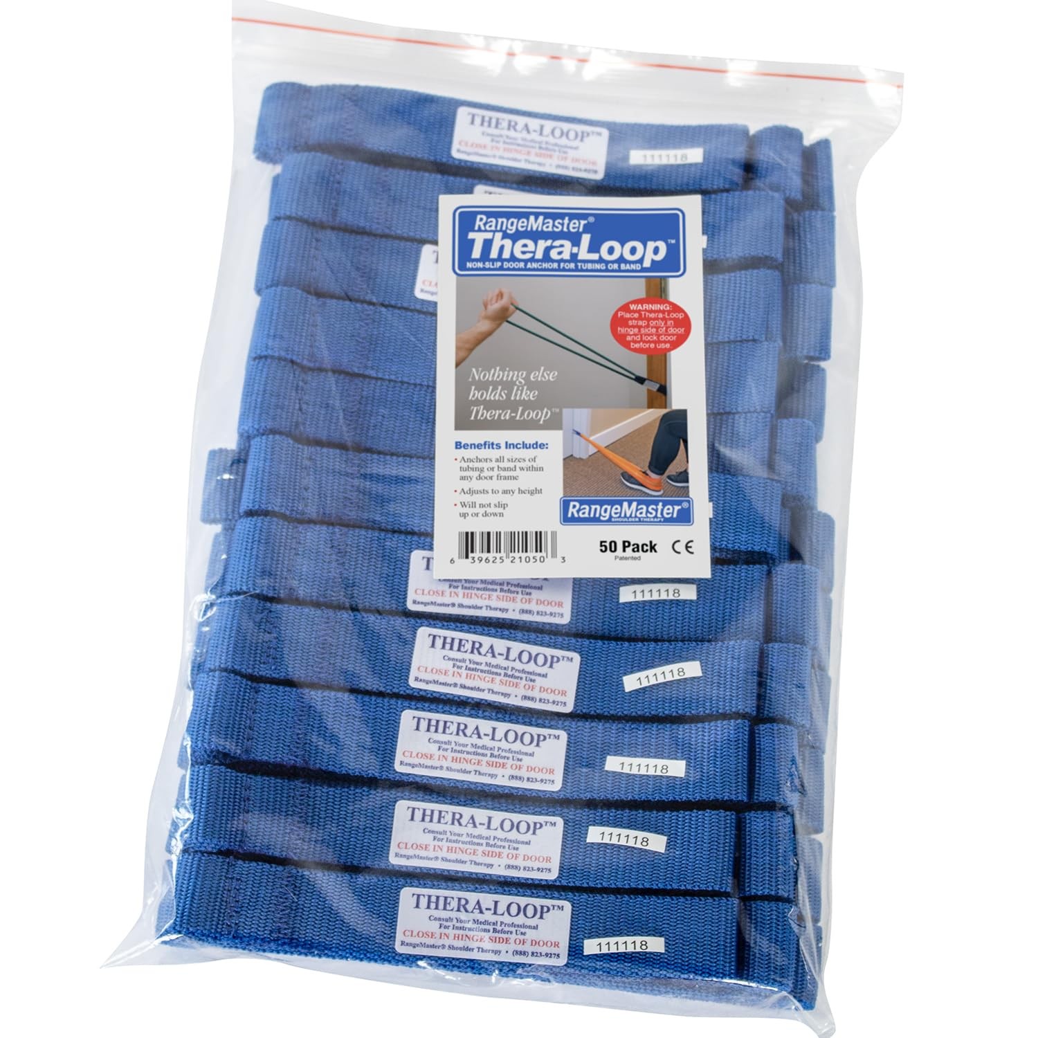 Thera-Loop Banding & Tubing Door Anchors │ Non-Slip │ Complements Exercise Ba...