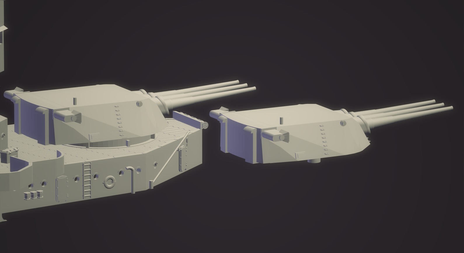 1/700 USS Astoria CA34 DELUXE Update Set for Trumpeter kit