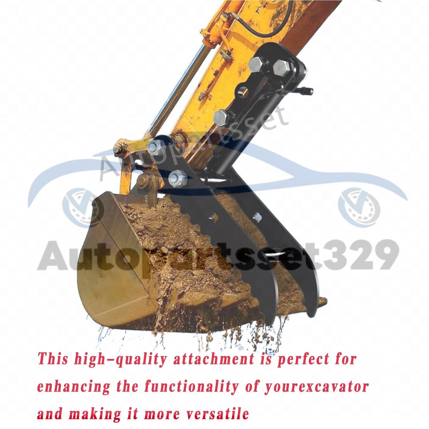 Mini Excavator Attachment Three Holes Hydraulic Clip Thumb for Small Digger