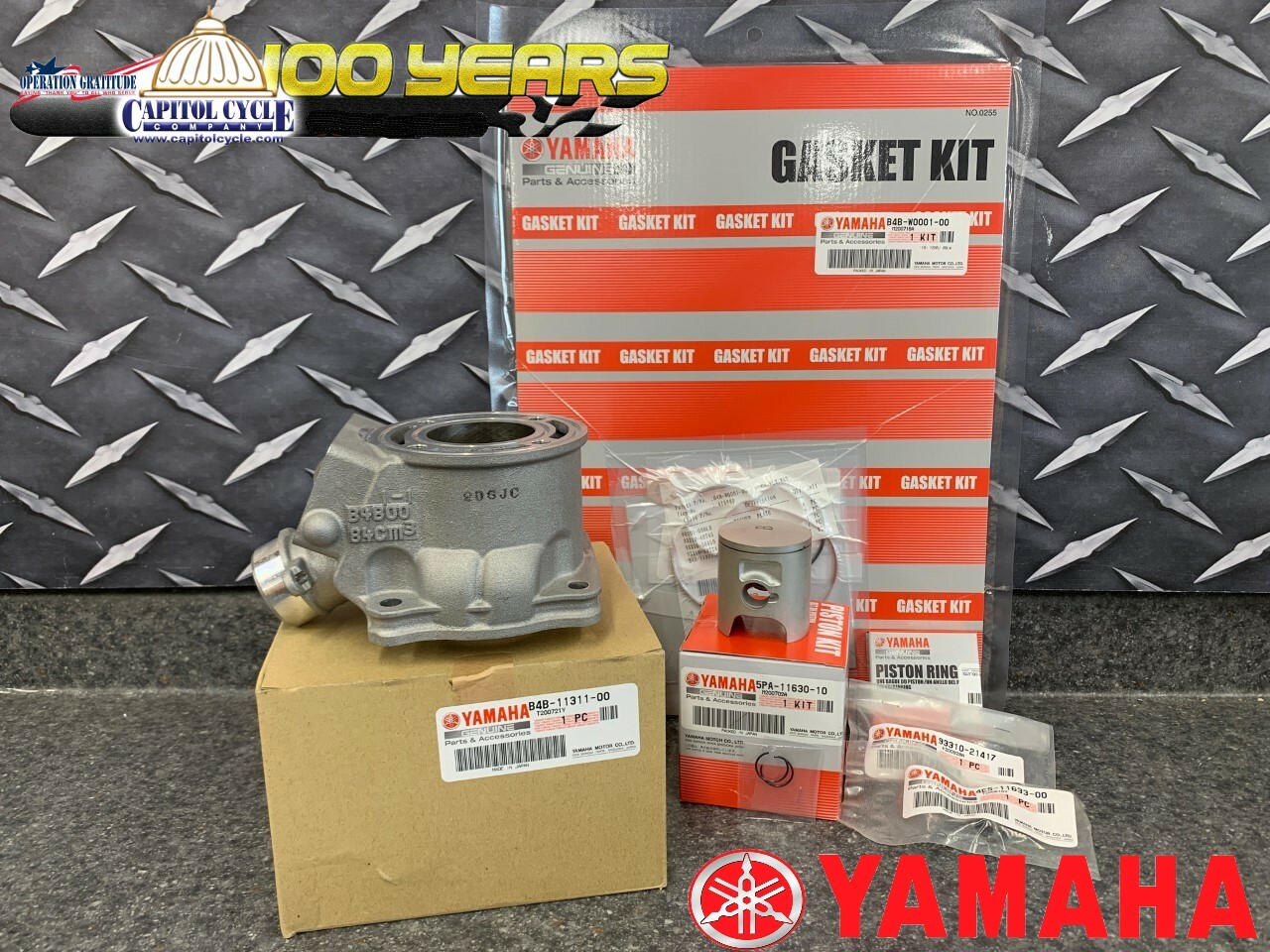 NEW OEM YAMAHA 2019-2023 YZ 85 TOP END KIT W/ CYLINDER