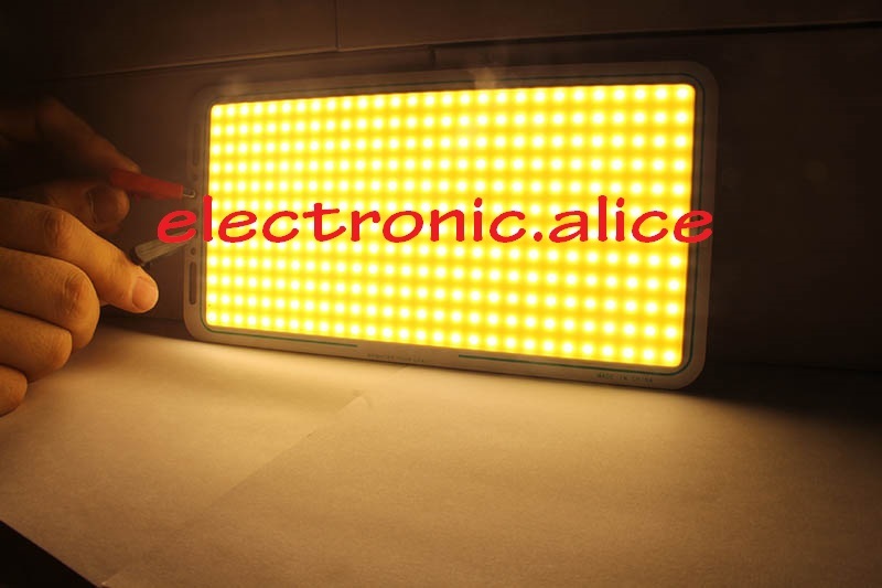 DC 12-14V 70W 336led chip Strip FLIP Module panel light 220 x 112mm COB LED