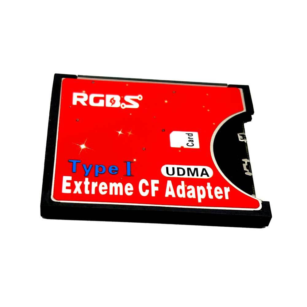 Extreme High-Speed SD SDHC SDXC to Compact Flash CF Type I Adapter For 16/32/64G