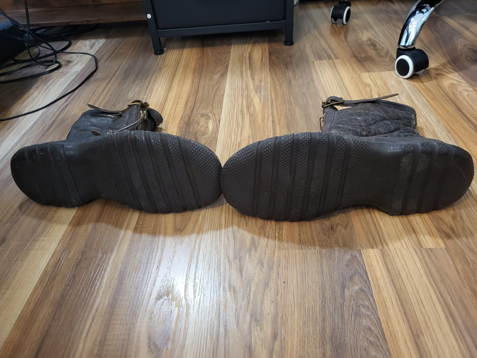 WWII WW2 Sheepskin Leather US AF Army Air Force AN-T-35 Pants & A6 Flight Boots