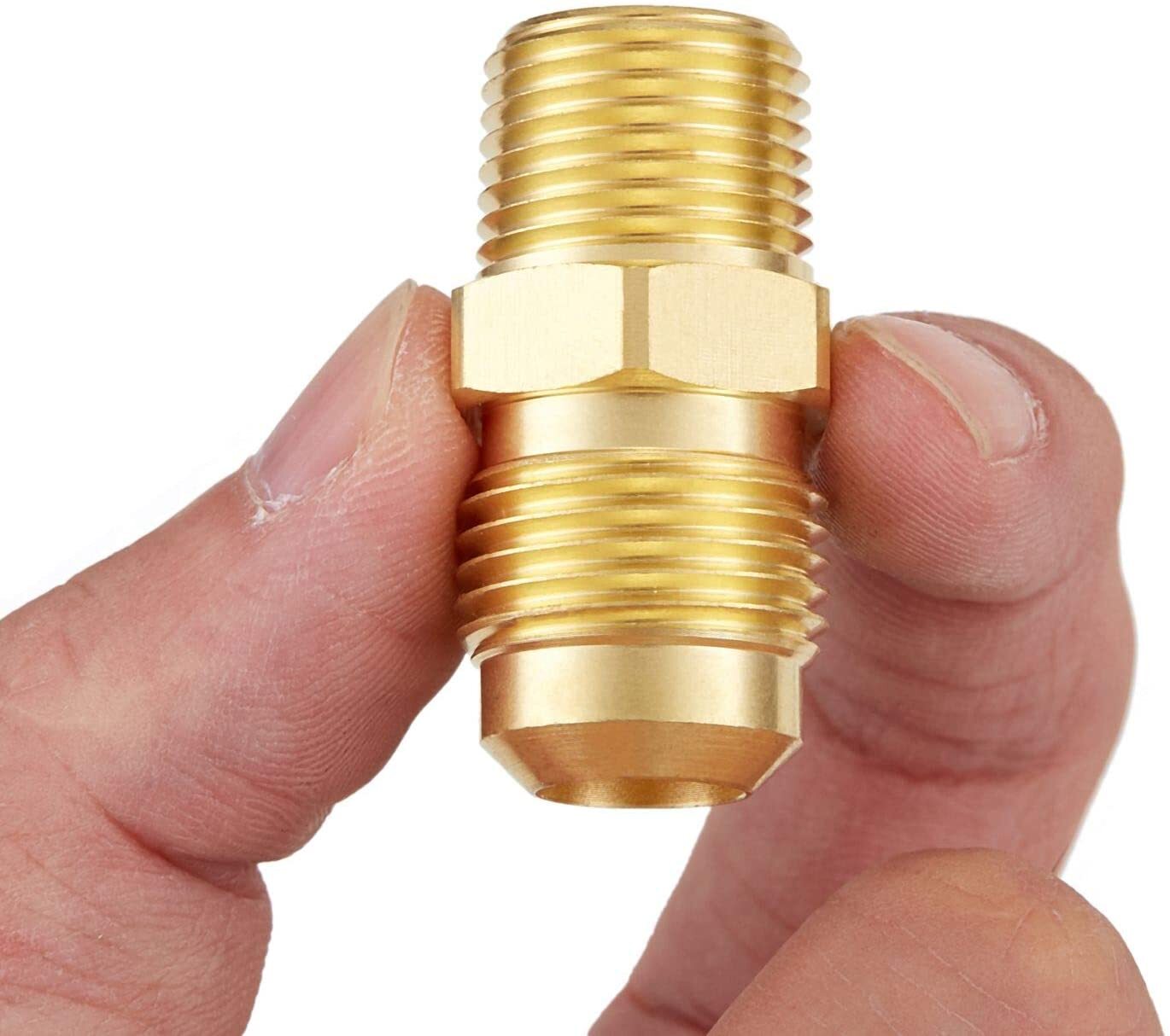 ProFlo PFOMFUED Brass 5/8" OD Flare x 1/2" MIP Half Union Adapter *Pack of 3*