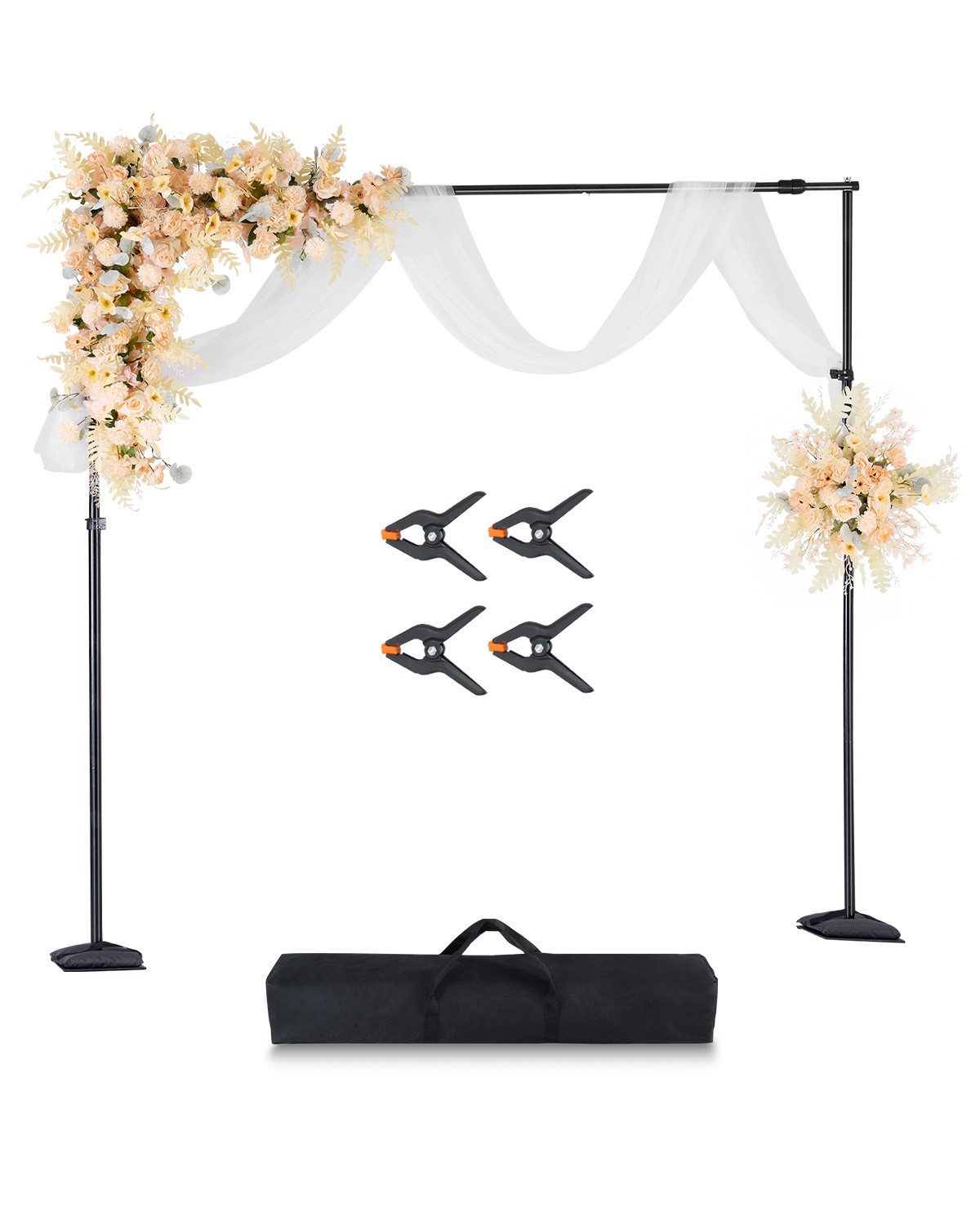 VEVOR Backdrop Stand Background Stand Kit 8.5 x 10 ft for Party & Photo Studio