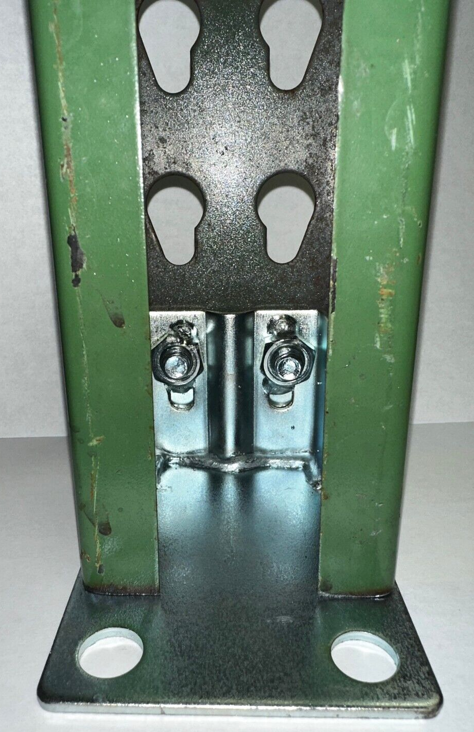 (24) Pallet Racking Universal Foot Plates for Upright; Nuts, Bolts, Washer added