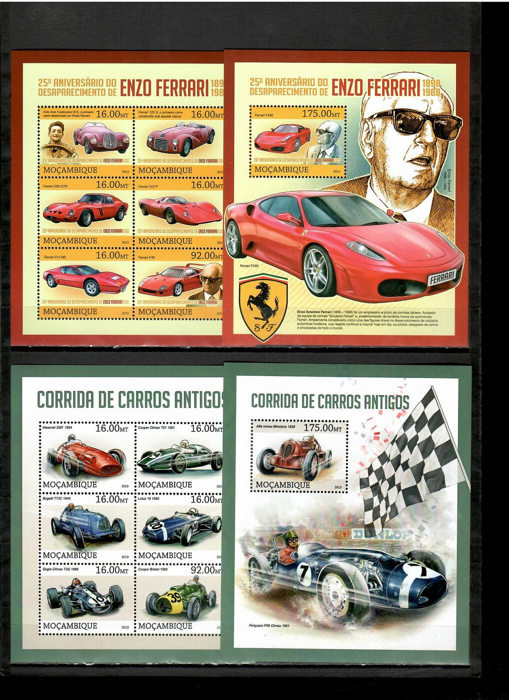 CARS / AUTOMOBILES [Pt.2] Collection 60 s/s Michel CV 707.50€ MNH #CNA424