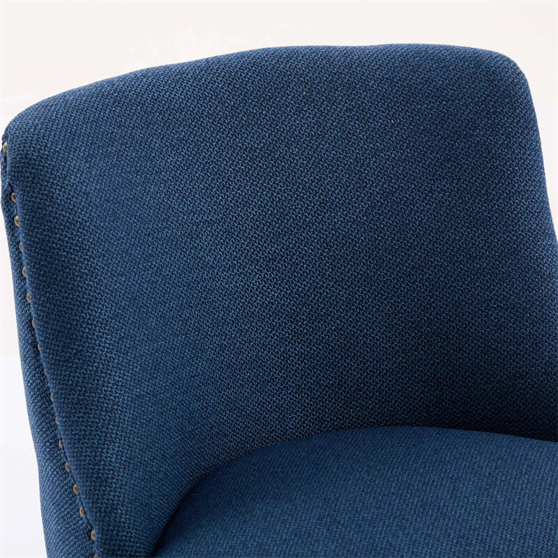 Set 2 Counter Height Swivel Barstools,26'' H Seat Height Upholstered Bar Stools