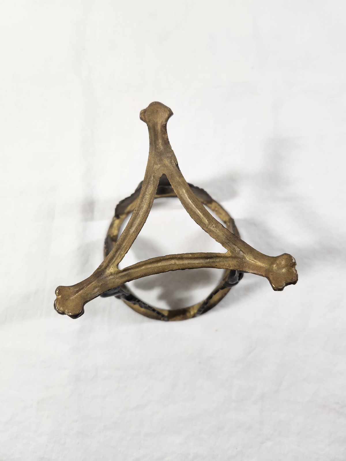 MCM Vintage Brass Plant Stand, Angels, Bowl Caddy, Pot Holder, Orb Cradle