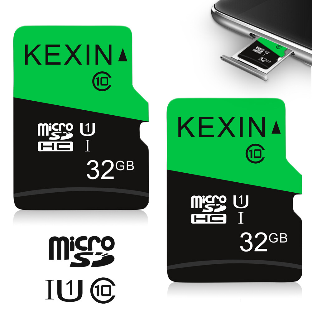 3Pack 32GB Micro SD TF Card SDHC Class 10 Flash Memory Card For Phone Camera